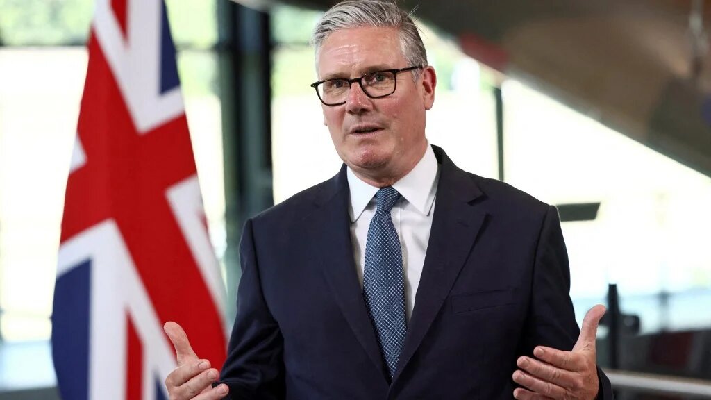 Britain's Prime Minister Keir Starmer speaks during a signing ceremony of a UK-Poland defence and security treaty with Poland's Prime Minister Donald Tusk (not pictured) at the Battle of Britain Bunker in Uxbridge, west London on May 27, 2026. (AFP)