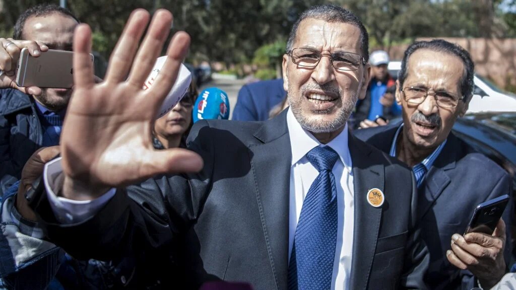 Impuissant à bloquer la réforme, le chef du gouvernement et patron du PJD Saâdeddine el-Othmani a dénoncé un « recul démocratique qui affaiblit les institutions de manière inédite dans l’histoire du Maroc » (AFP)