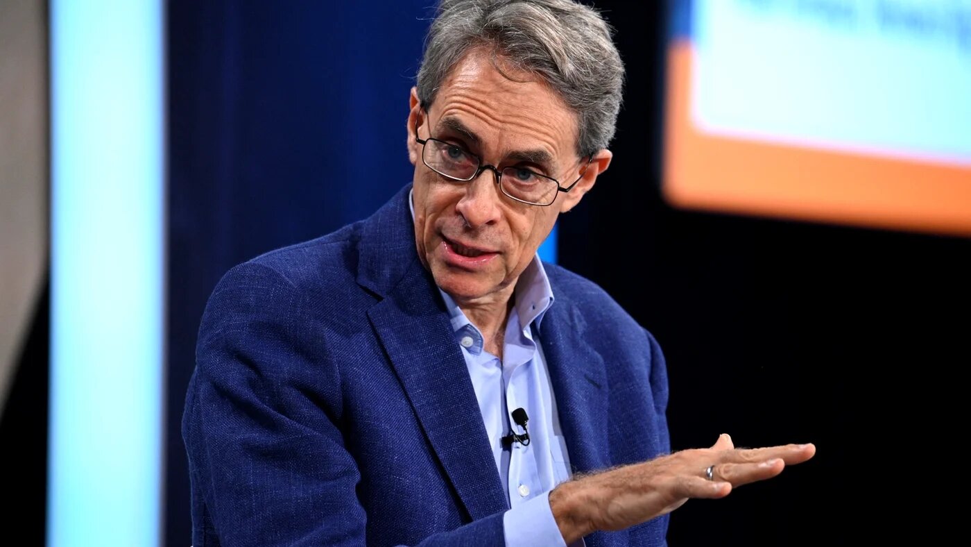 Kenneth Roth, former Executive Director of Human Rights Watch, speaks on stage during the 2022 Concordia Annual Summit in New York on 20 September 2022 (AFP)