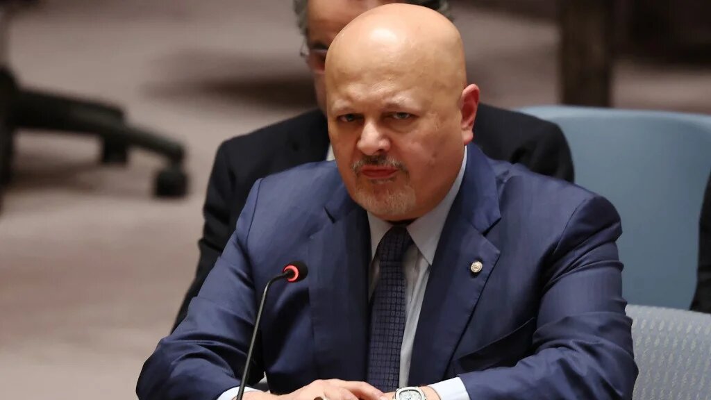 International Criminal Court (ICC) Prosecutor Karim Khan, attends a United Nations Security Council meeting on Sudan and South Sudan at the United Nations headquarters on January 27, 2025