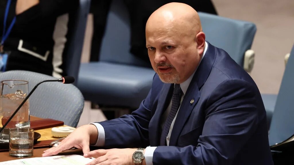 International Criminal Court (ICC) Prosecutor Karim Khan, attends a United Nations Security Council meeting on Sudan and South Sudan at the United Nations headquarters on January 27, 2025 in New York City. 