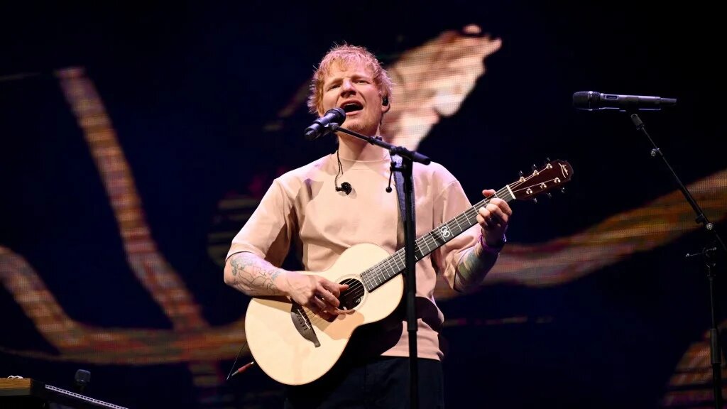 Ed Sheeran performs during iHeartRadio KISS108's Jingle Ball 2025 Presented By Capital One at TD Garden on December 14, 2025 in Boston, Massachusetts.