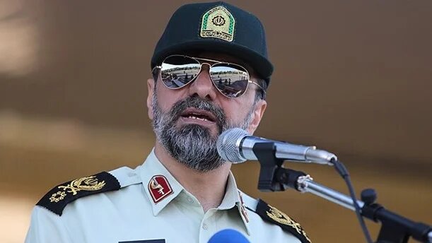 General Ahmad Reza Radan speaking at a press conference in Iran (irangov.ir)