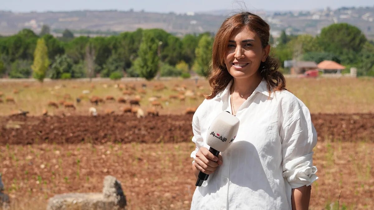 Amal Khalil, 43, was killed in the town of al-Tayri while covering the aftermath of earlier Israeli attacks in southern Lebanon on 22 April 2026 (Al Akhbar)