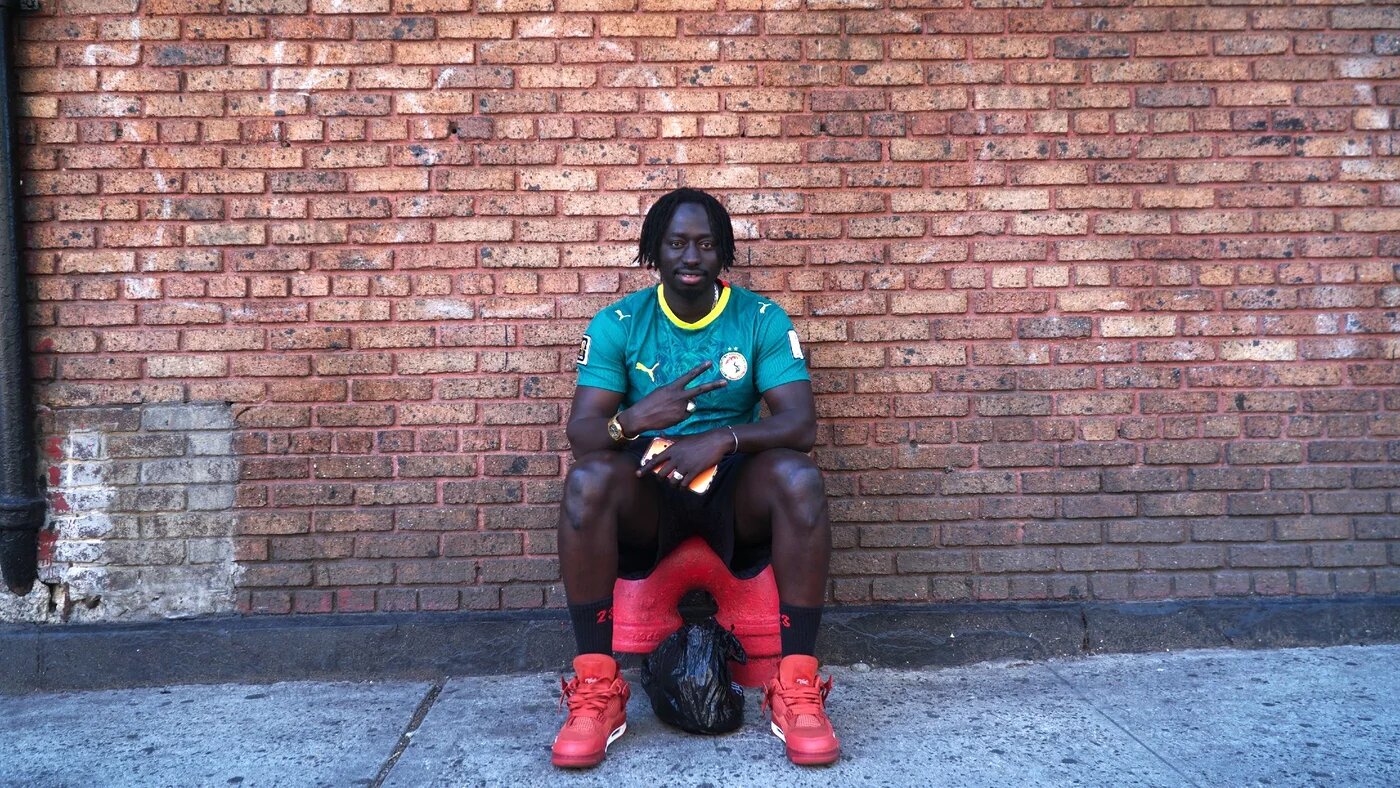 Little Senegal in Harlem has been a hub for West African football fans during the World Cup (Azad Essa/MEE)
