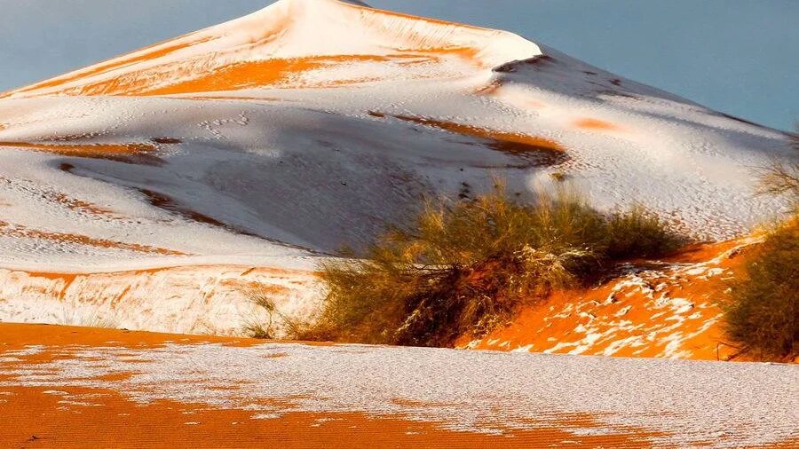  Les chutes de neiges dans le Sahara ne sont pas aussi rares qu’on le pense (Facebook)