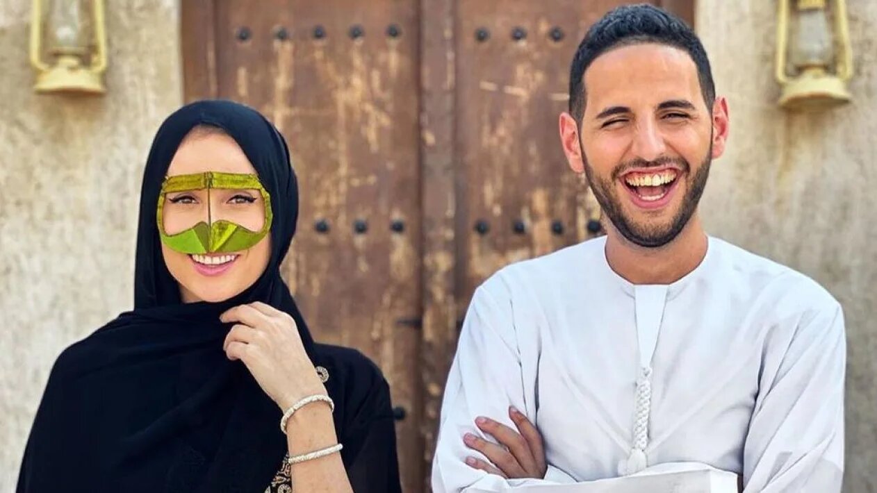 Une photo partagée par « Nas Daily » sur Instagram pendant une visite aux Émirats arabes unis