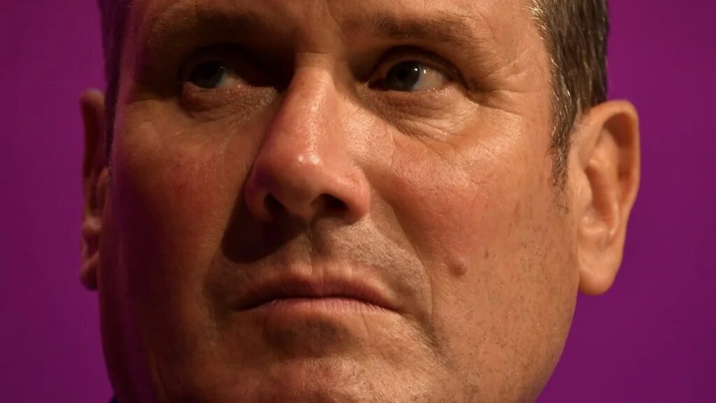 Keir Starmer on the opening day of the annual Labour Party conference in Brighton, 25 September 2021 (AFP)