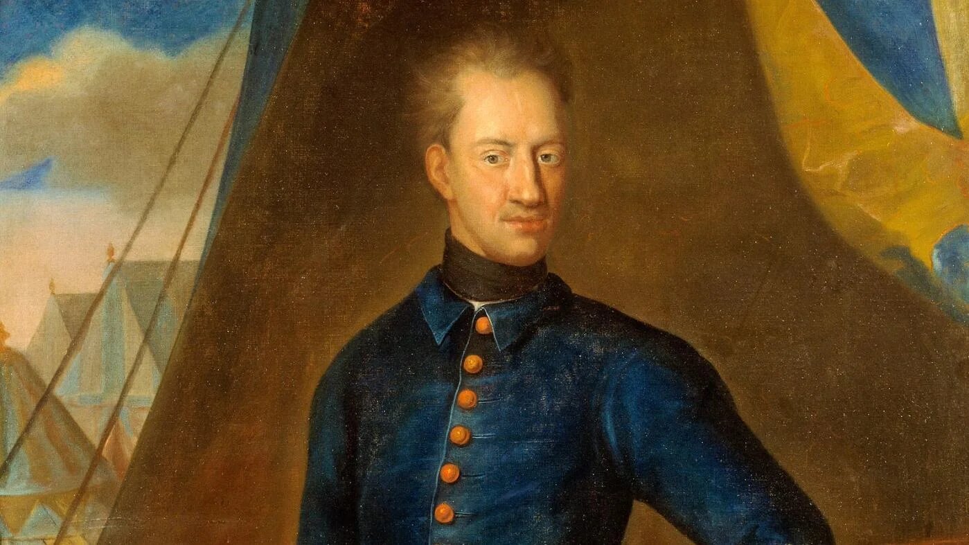 Un portrait contemporain de Charles XII de Suède en 1706 (domaine public)
