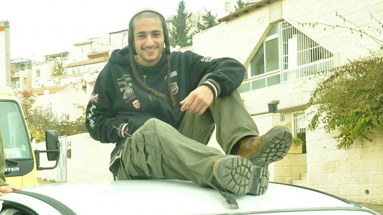 A picture of sanctioned Israeli settler David Chai Chasdai in 2017 (social media)