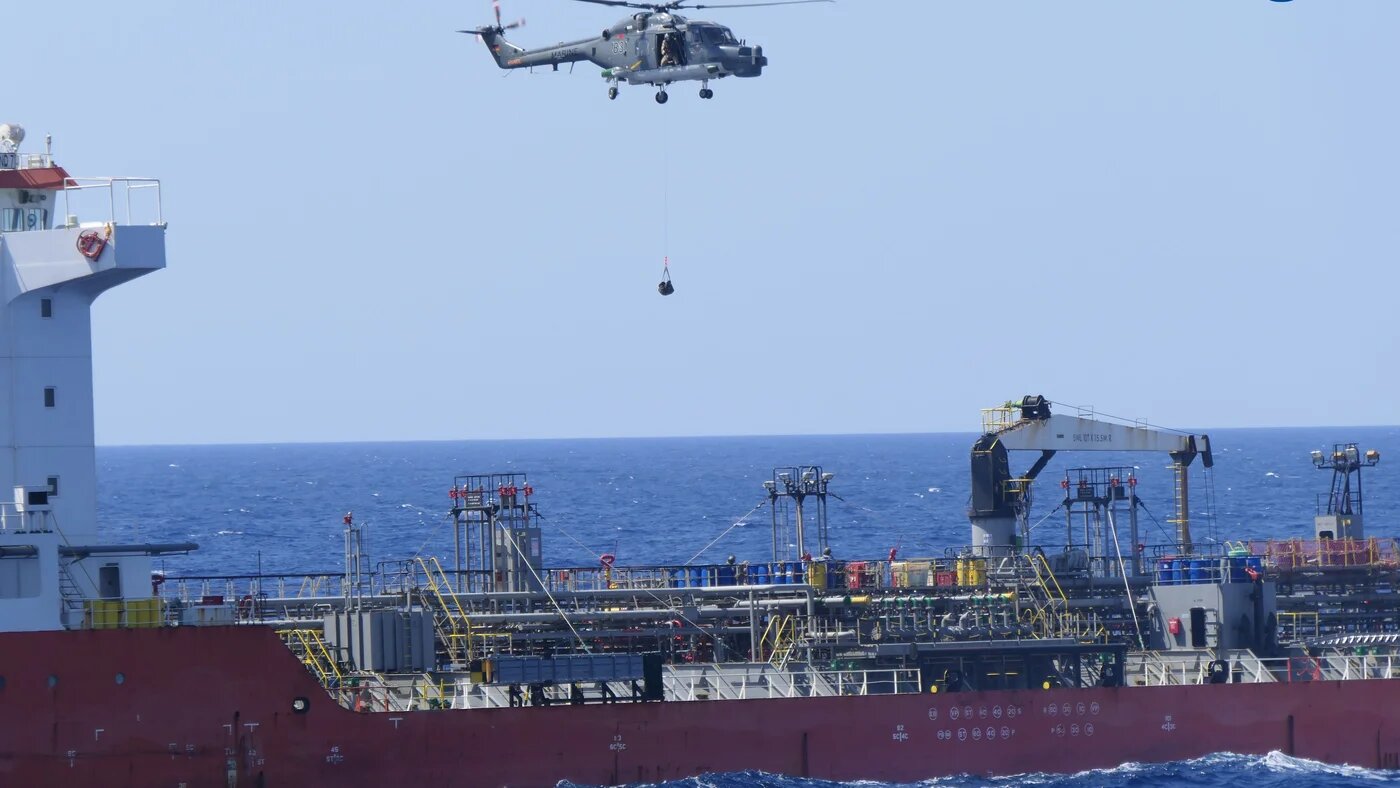 Irini forces board the merchant vessel Royal Diamond 7 just after dawn on 10 September