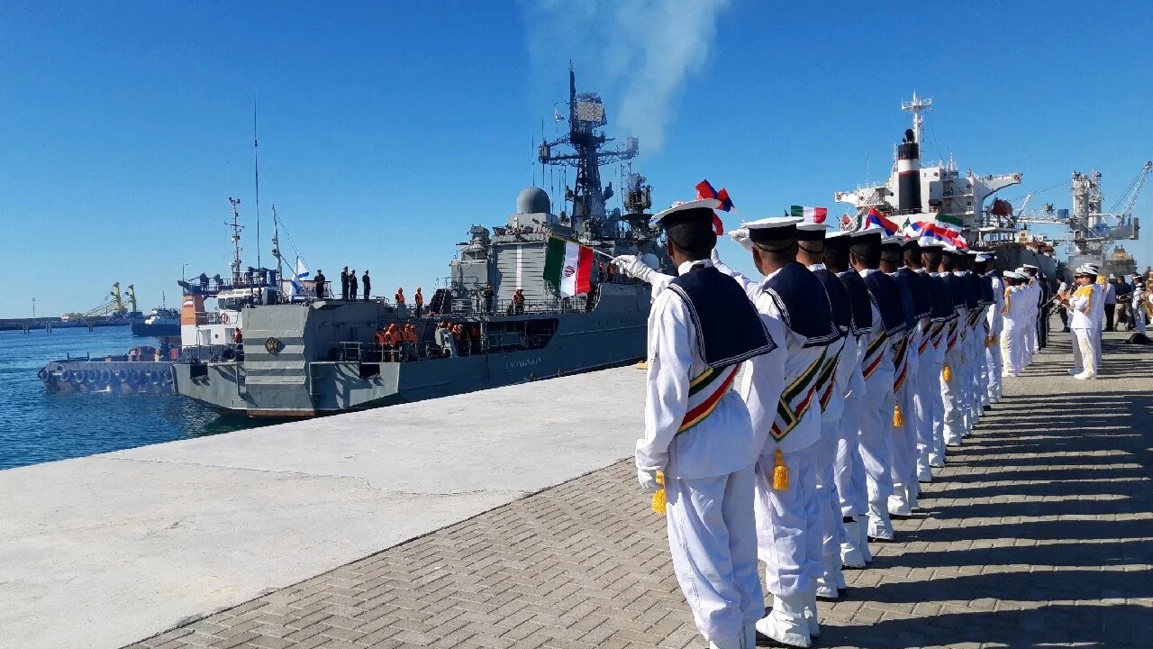 Iran Russia China naval exercise 2019 AFP