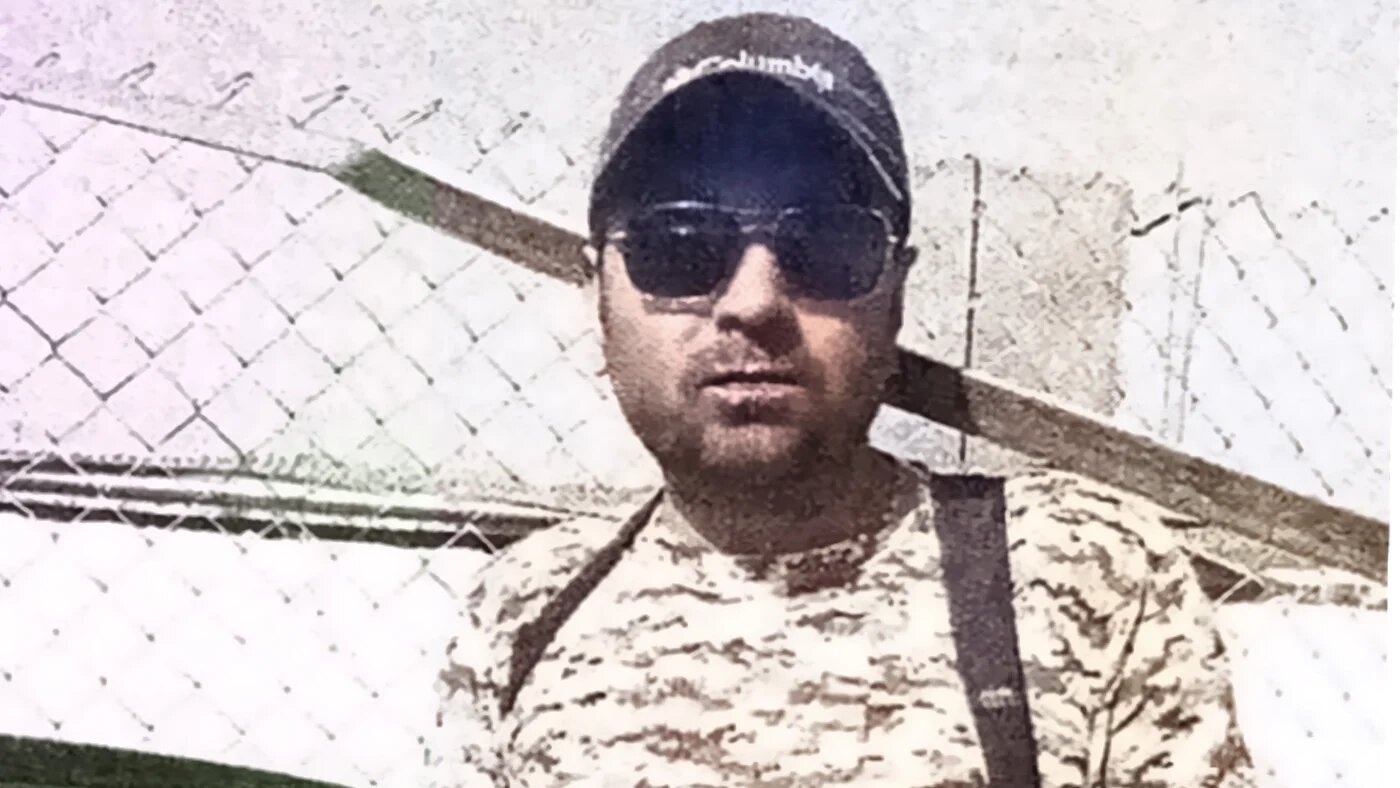A copy of an image of FBI operative Kamran Faridi in Syria, presented in evidence obtained from mobile phones by Turkish prosecutors (MEE)