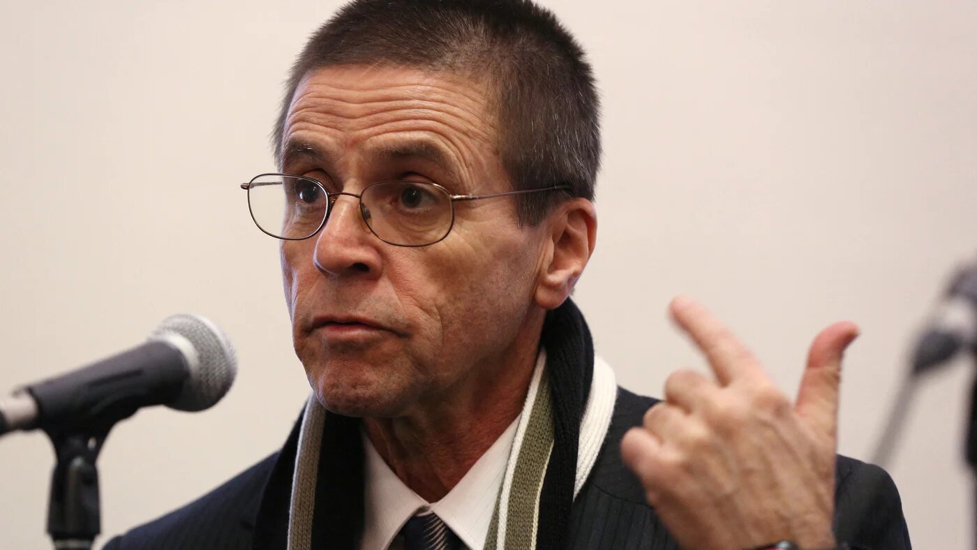 Lebanese-Canadian Sociology professor Hassan Diab, seen here holding a press conference in 2018 following his return to Canada, has received a life sentenced in the trial of the bombing of the Rue Copernic synagogue
