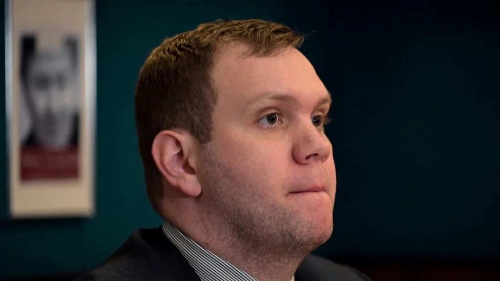 British citizen Matthew Hedges at a press conference in Vienna, Austria on 27 November, 2023 (AFP)