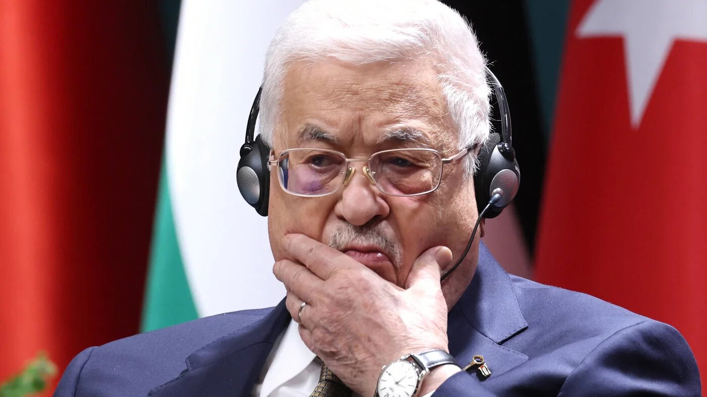 Palestinian leader Mahmoud Abbas pictured in Ankara, Turkey, on 5 March 2024 (AFP)