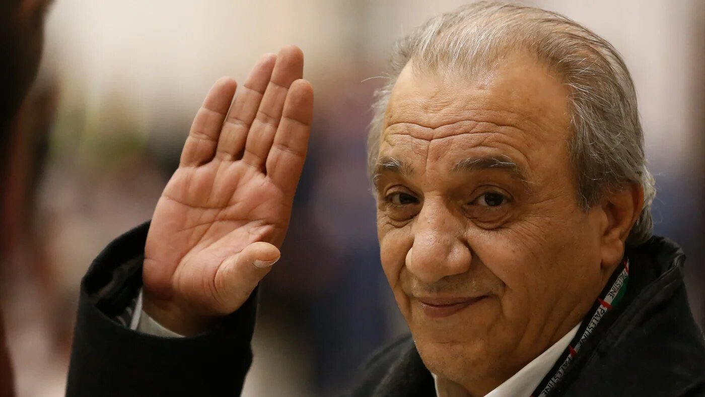 Director of Palestinian General Intelligence in the West Bank Majed Faraj is seen in the West Bank city of Ramallah on 3 December 2016. (AFP)