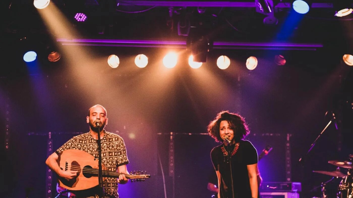 La chanteuse Maryam Saleh se produit au festival AL.Berlin en 2019 (avec l’aimable autorisation de Carmel Alabbasi)