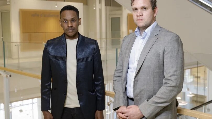 Ali Issa Ahmad (L) and Matthew Hedges (R) claim they were tortured while being detained in the UAE (AFP)