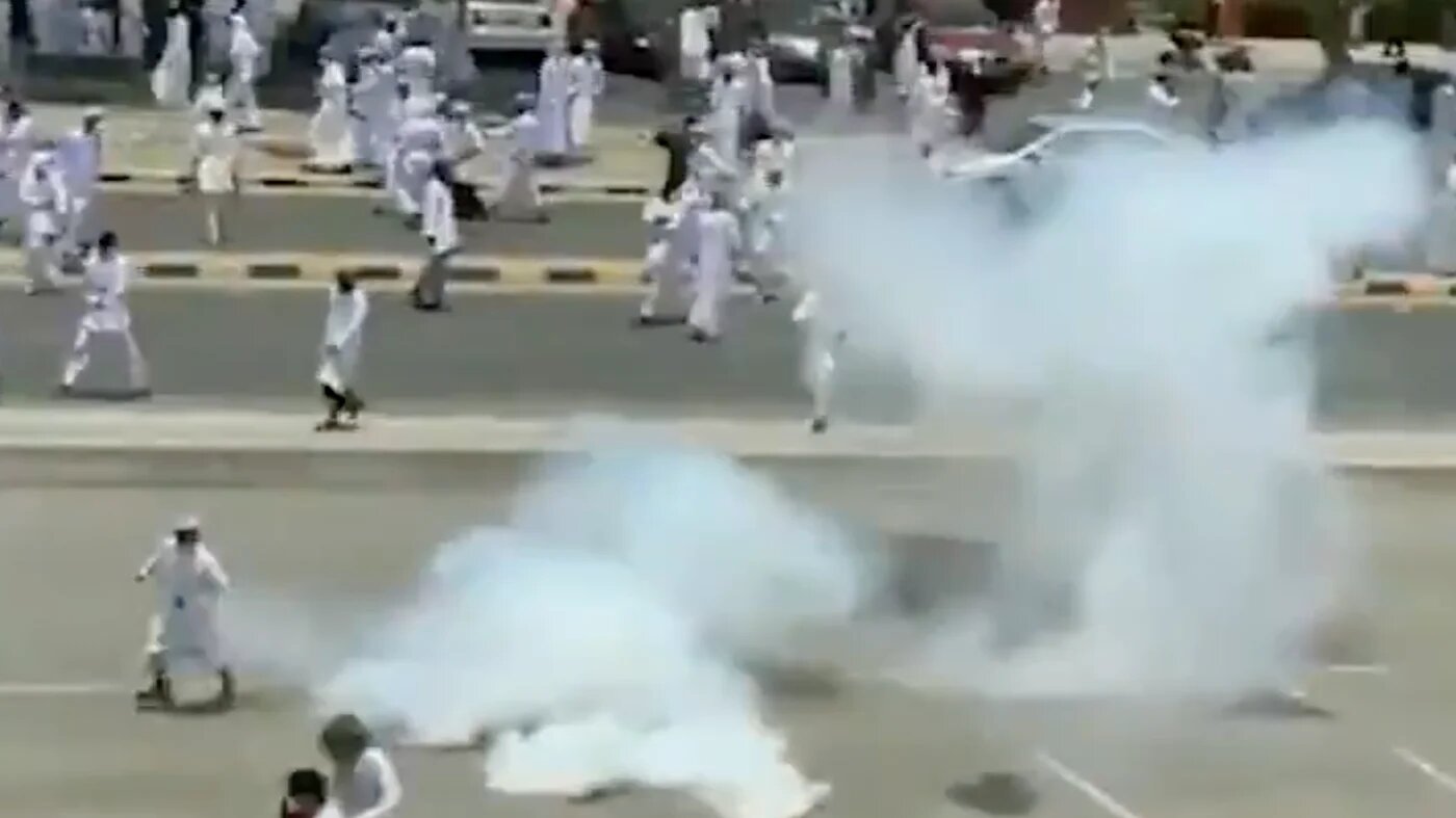 Omani police were reported to have used British-manufactured tear gas to disperse protests over a lack of jobs 