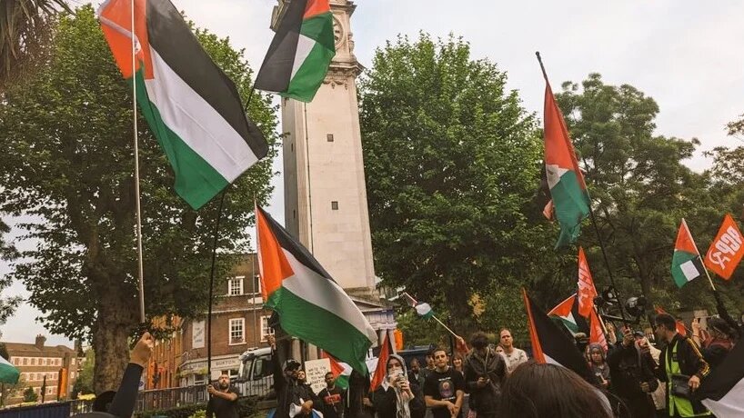 Students launched the Queen Mary encampment to oppose its partnerships with Israeli universities (Supplied)