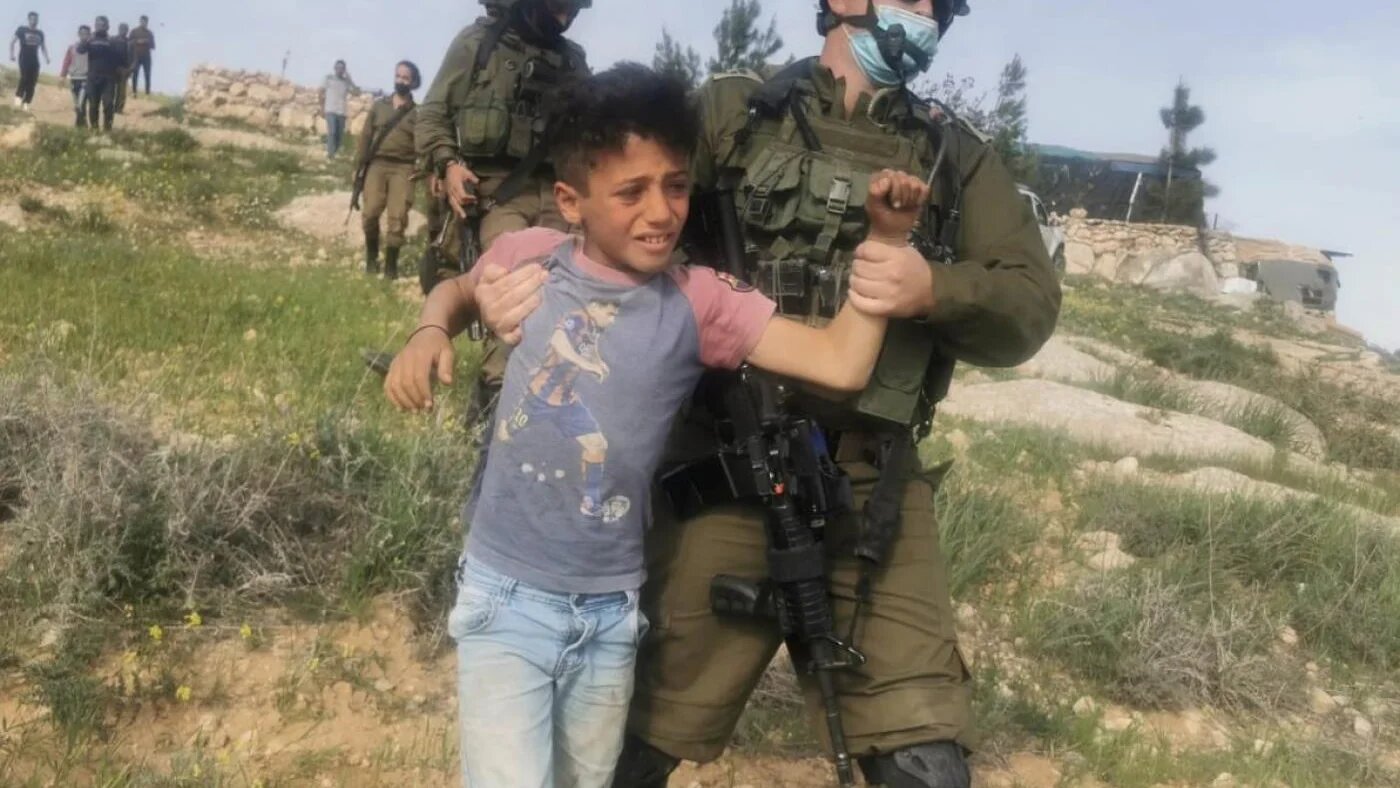 The Israeli military detains hundreds of Palestinian children annually (B'Tselem)