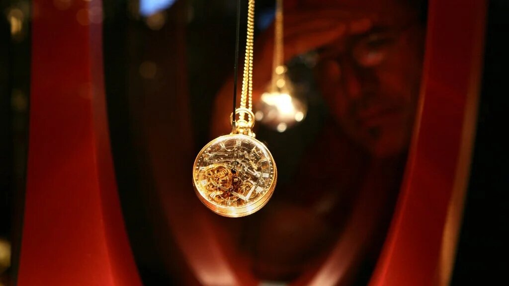 A pocket watch made for French Queen Marie Antoinette by famous watchmaker Abraham Louis Breguet