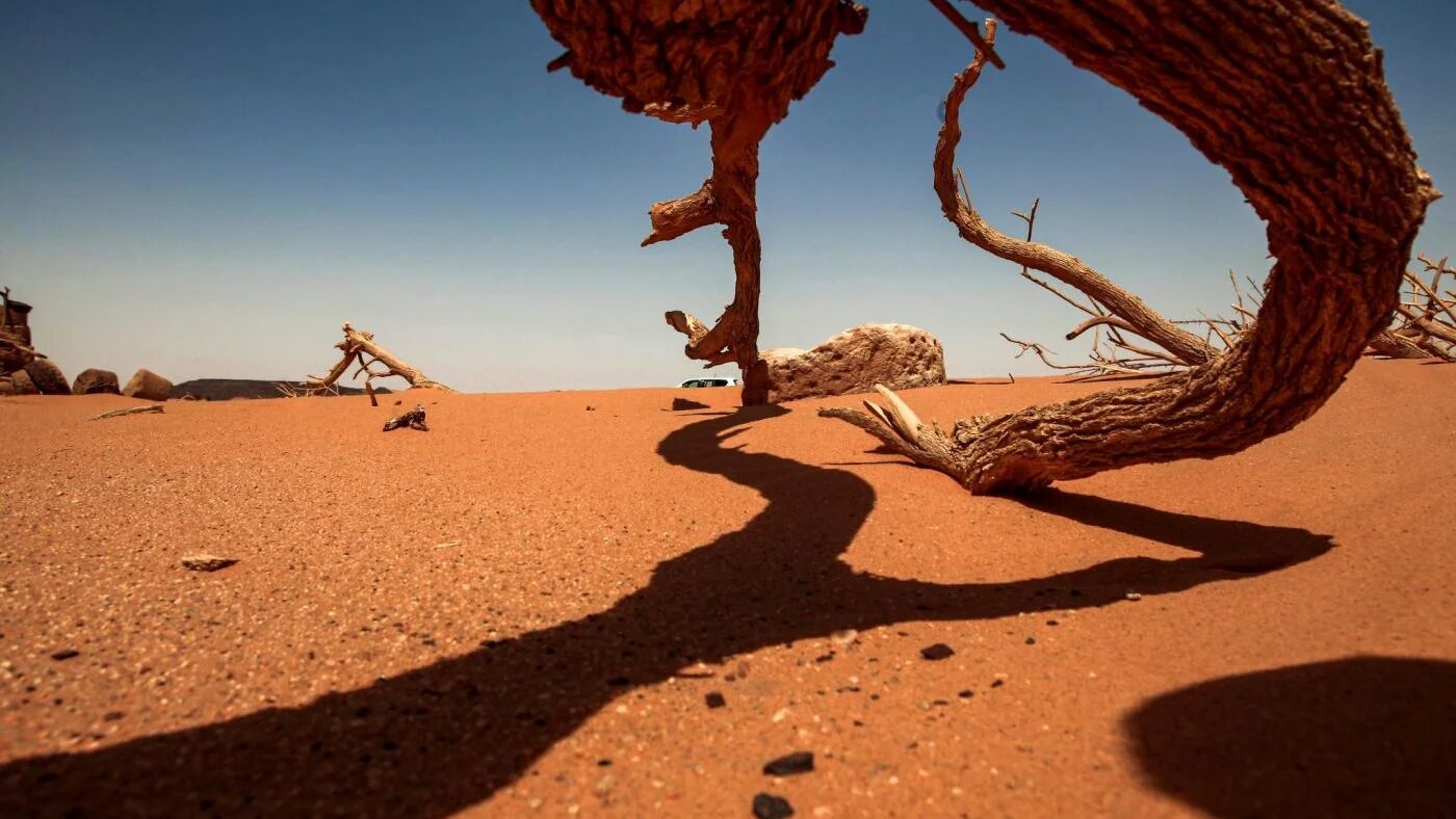 Site millénaire de Jabal Maragha dans le désert de Bayouda, au nord du Soudan