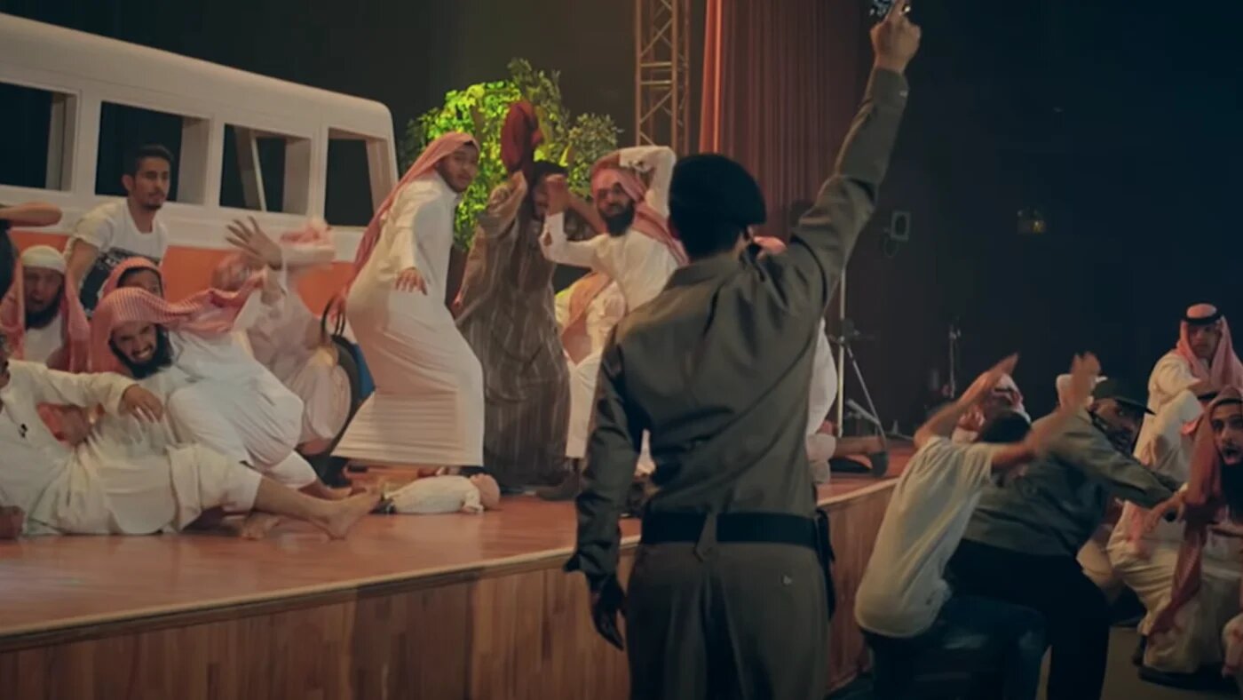 Wasati fait partie de Six regards sur le désert, une anthologie de courts métrages saoudiens (capture d’écran Netflix)