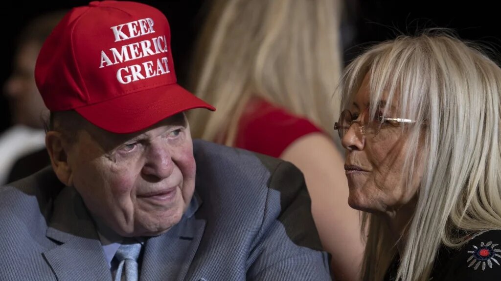 Sheldon Adelson is CEO and chairman of casino company Las Vegas Sands
