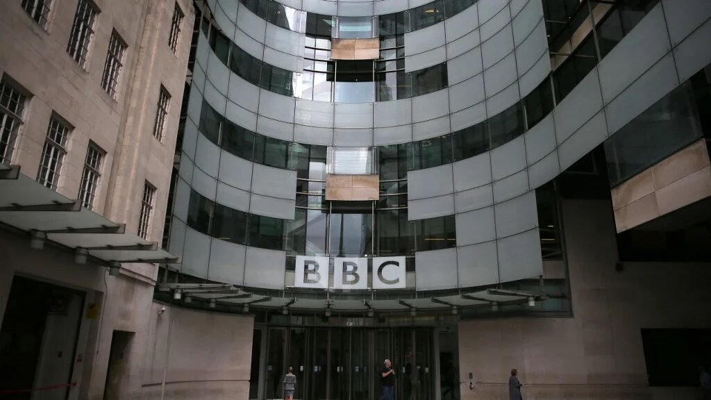 The headquarters of the British Broadcasting Corporation (BBC) in central London (AFP)