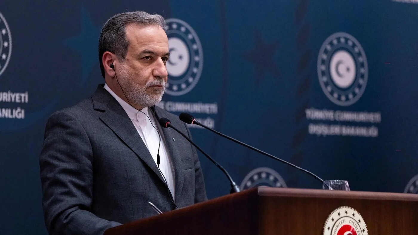 Iran's Foreign Minister Abbas Araqchi speaks during a joint press conference with his Turkish counterpart following their meeting in Istanbulon 30 January 2026. TURKISH FOREIGN MINISTRY / AFP