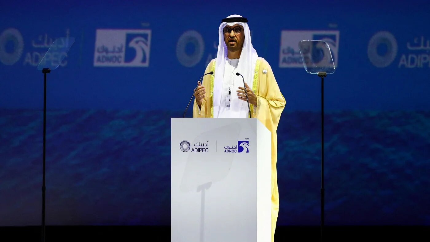Sultan Ahmed al-Jaber, the UAE's industry minister, is the first oil executive to take on the role of Cop president (Reuters)
