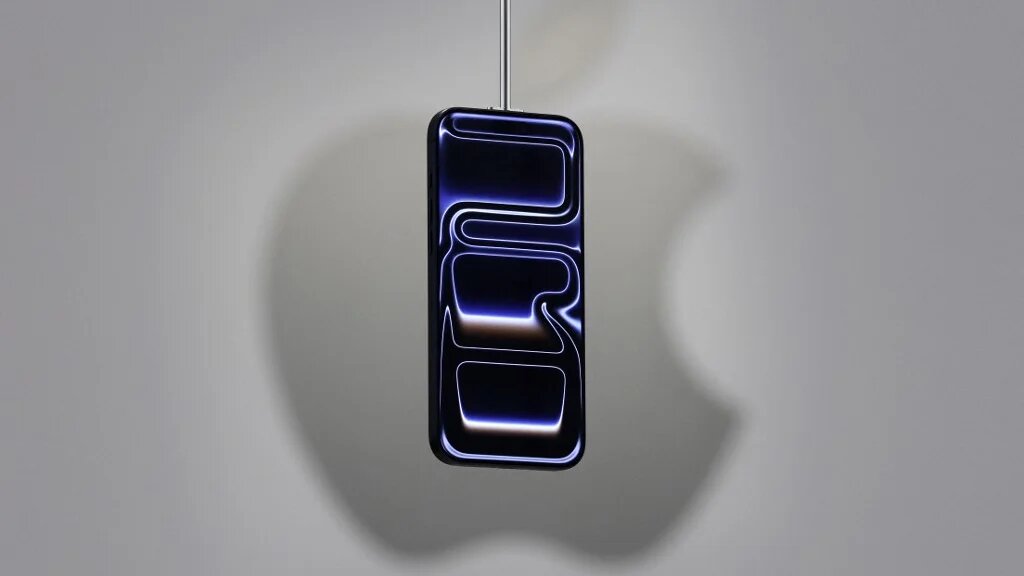 An Apple iPhone 17 Pro is displayed during an Apple special event at Apple headquarters on September 9, 2025 in Cupertino (Justin Sullivan/Getty Images/AFP)