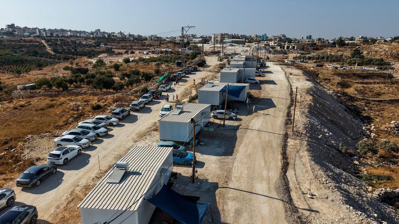 The new Israeli settlement of Maale Arugot on the day of its inauguration ceremony in Gush Etzion, in the occupied West Bank, on 2 September 2026 (Dedi Hayun/Reuters)