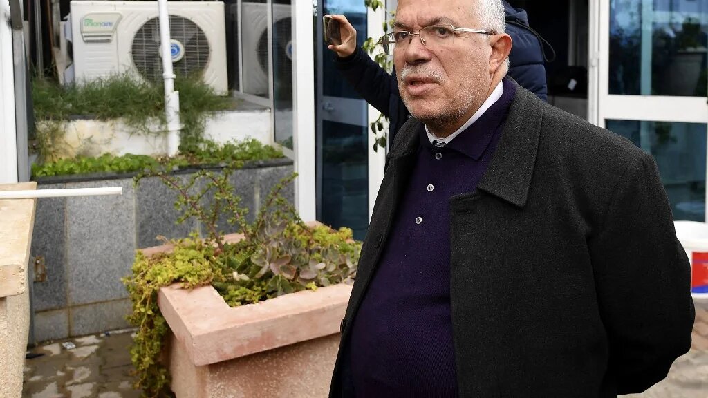 The vice-president of Tunisia's Ennahda movement Noureddine Bhiri, 9 December 2022 in the capital Tunis (AFP)