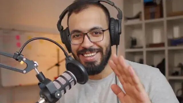 Ahmed AbouZeid, 32, is Egypt's most prominent educational content creator (Screengrab)
