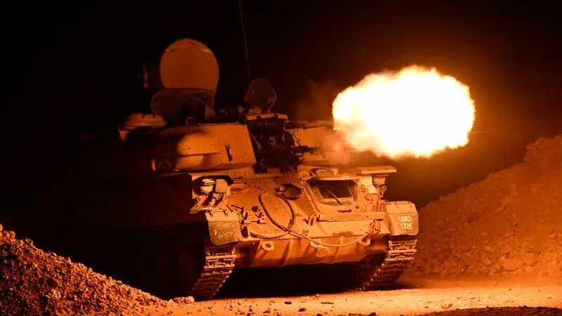 Exercice nocturne de l’armée algérienne, le 6 juin 2022, près de la frontière avec le Maroc (Ministère de la Défense algérien)