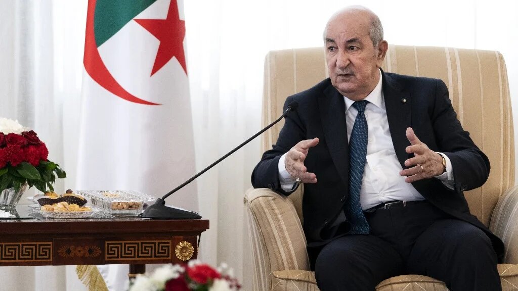  Le président algérien Abdelmadjid Tebboune a rencontré plusieurs chefs de partis cette semaine (AFP/Jacquelyn Martin) 