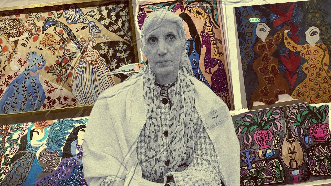 Les tableaux de Baya aux couleurs vives, évoquant la nature, les femmes et l’émancipation, continuent de fasciner les amateurs d’art à travers le monde (MEE Creative)