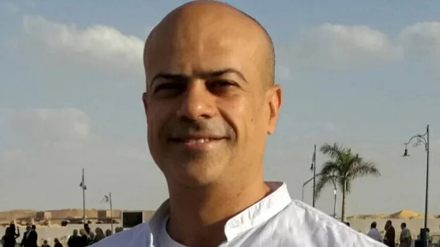 Ayman Hadhoud, 42, was a senior economic adviser to the liberal Reform and Development Party. He died in custody on 5 March (Facebook)