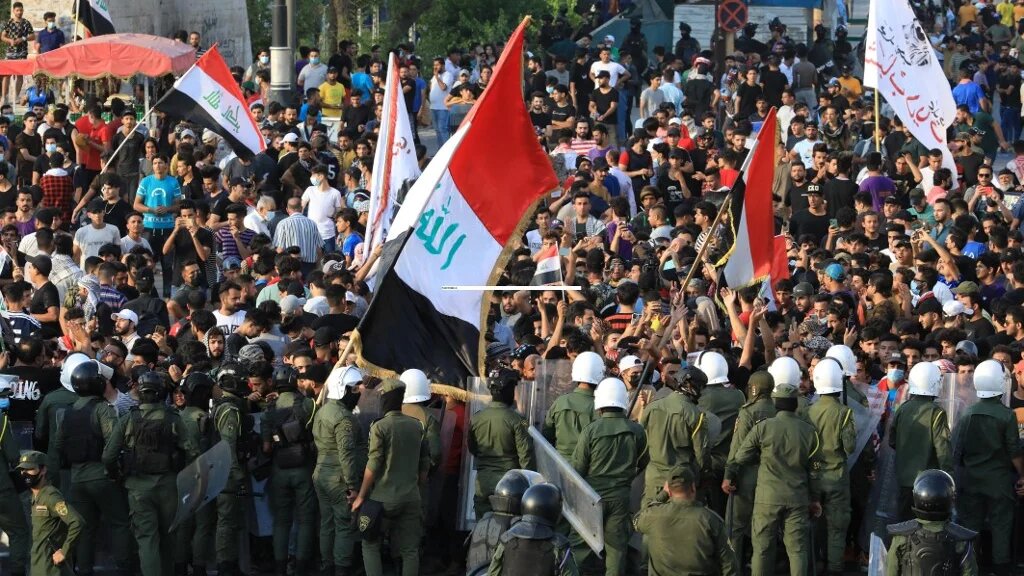 Thousands of demonstrators gathered in Baghdad to demand the disclosure of the killers of activists and journalists who were assassinated during the past two years.