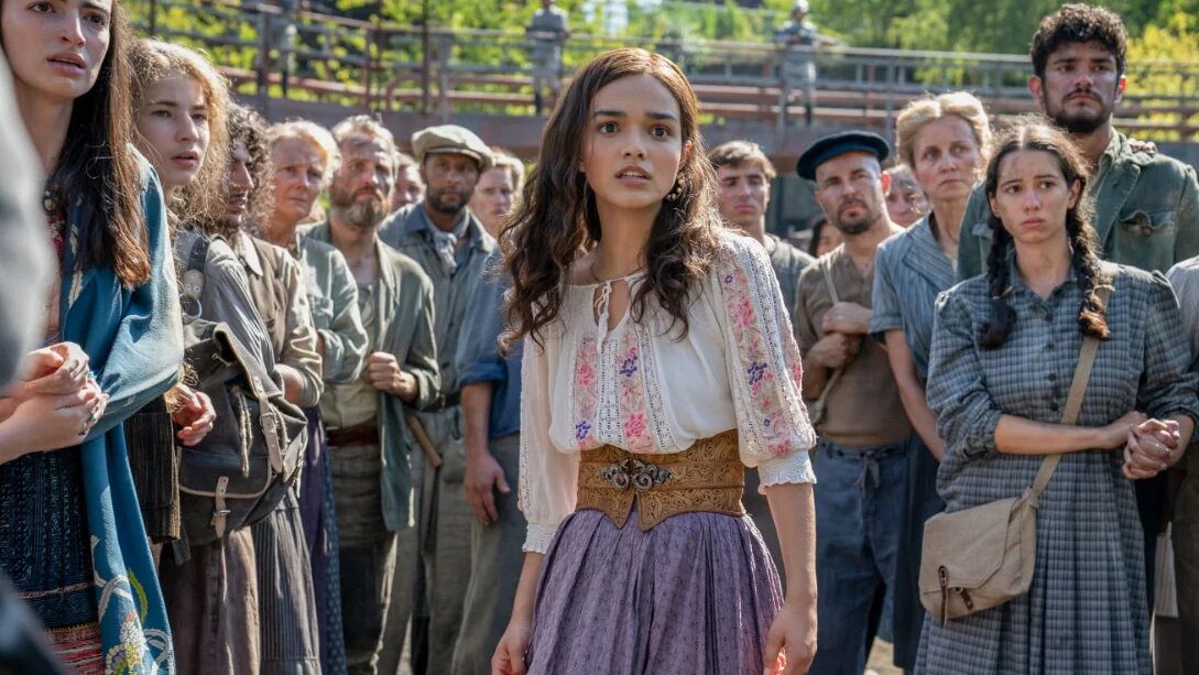 Actress Rachel Zegler in The Hunger Games: The Ballad of Songbirds and Snakes. (Murray Close/Lionsgate)