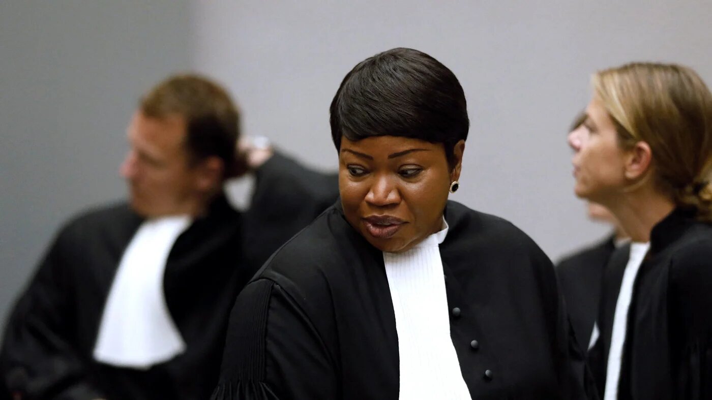 nternational Criminal Court (ICC) chief prosecutor Fatou Bensouda (C) sits at the courtroom of the International Criminal Court (ICC) during the closing statements of the trial of former Congolese warlord Bosco Ntaganda in the Hague, the Netherlands, on August 28, 2018.