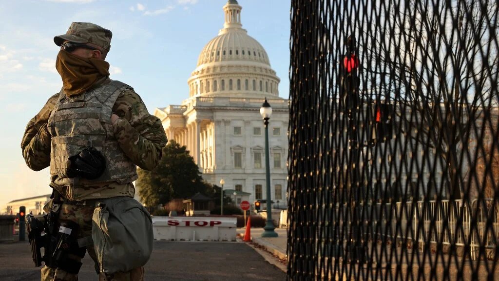 At least 20,000 National Guard troops are being deployed to the nation's capital in anticipation of violence and unrest ahead of Joe Biden's inauguration as president.