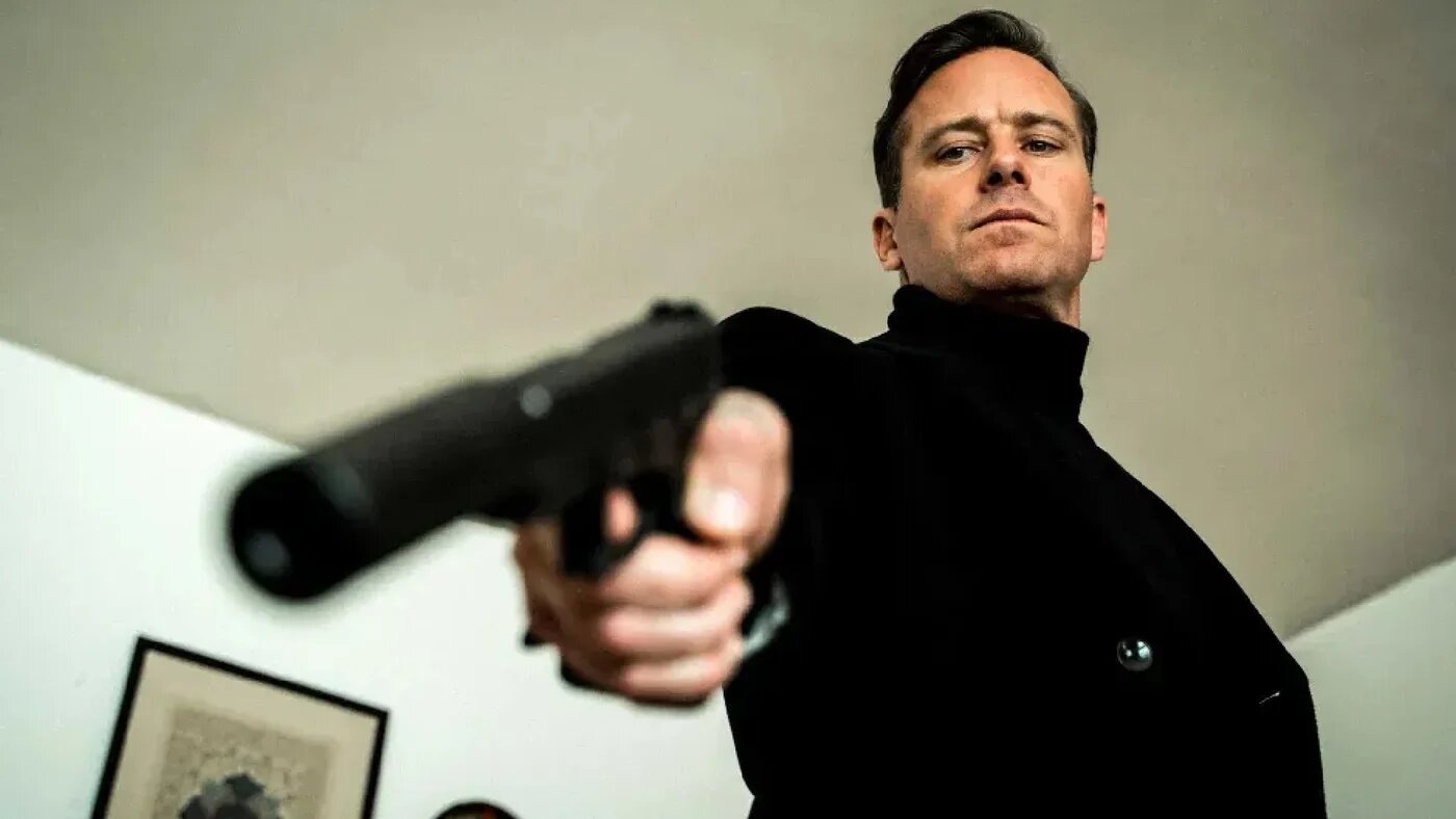Citizen Vigilante stars Armie Hammer, who plays a wealthy businessman who becomes a vigilante (Citizen Vigilante/Screengrab)