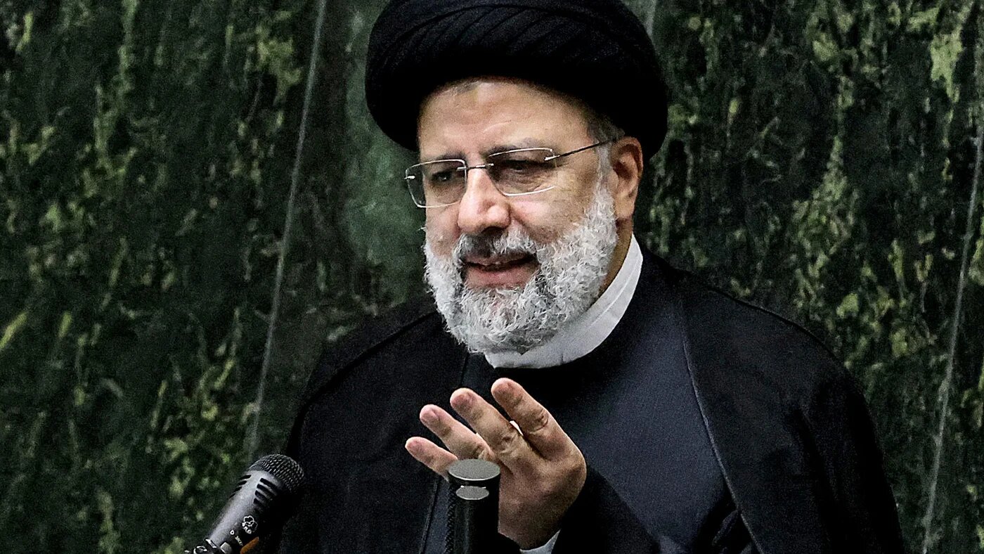 Iran's President Ebrahim Raisi speaks before parliament to defend his cabinet selection in the capital Tehran on 21 August 2021.