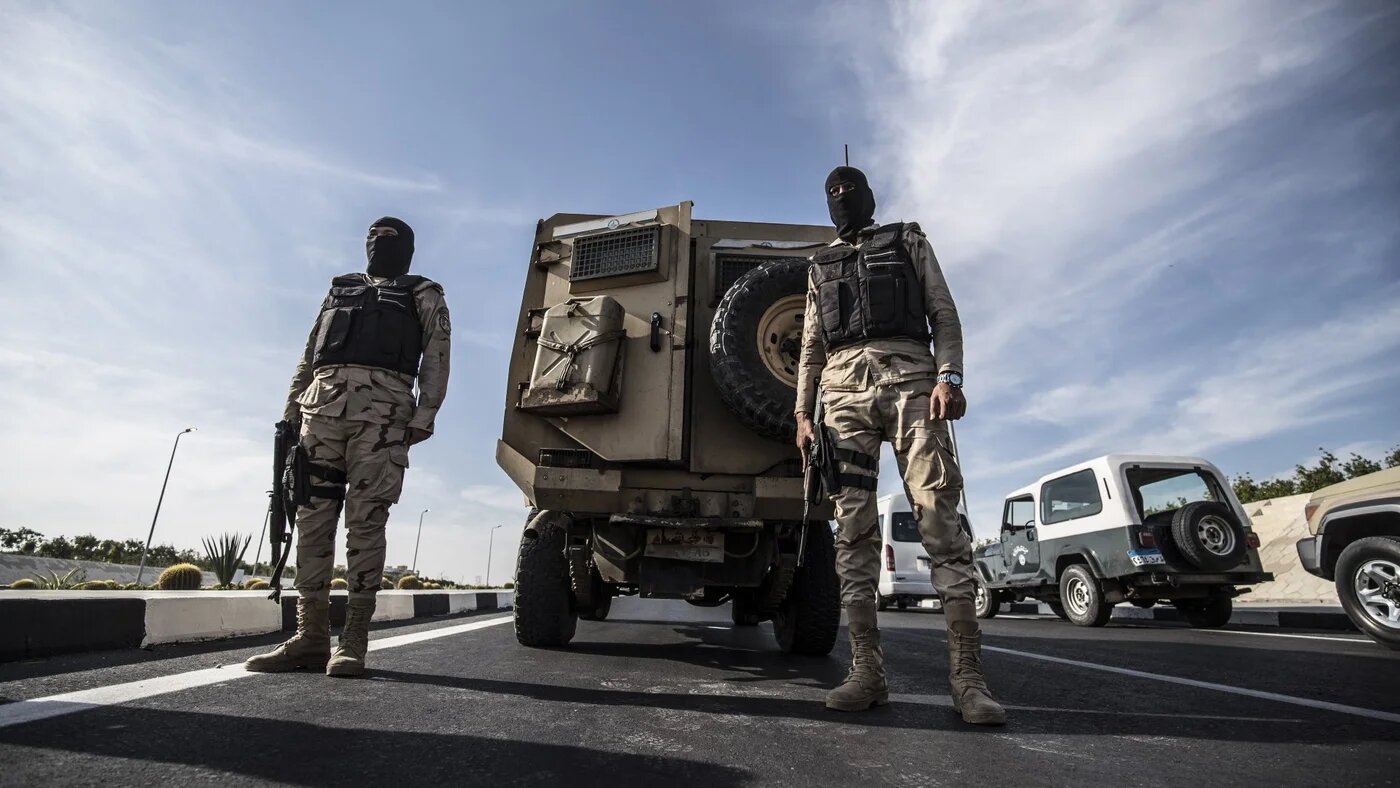Egyptian soldiers stand guard during an event to mark the 150th anniversary of the inauguration of the Suez Canal in the northeastern city of Ismailia (AFP/File photo)
