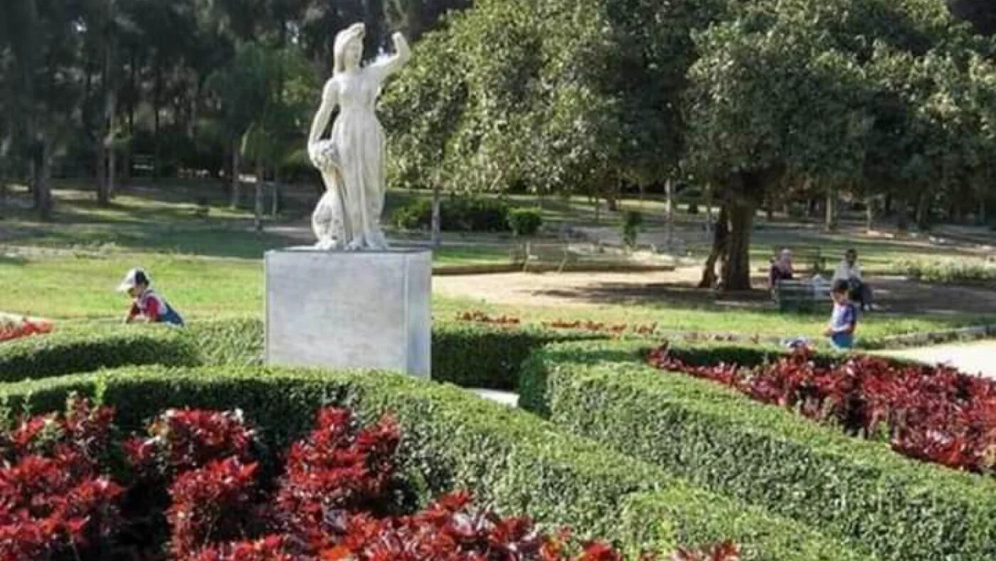 A view of Antoniadis Gardens in Alexandria (Twitter)