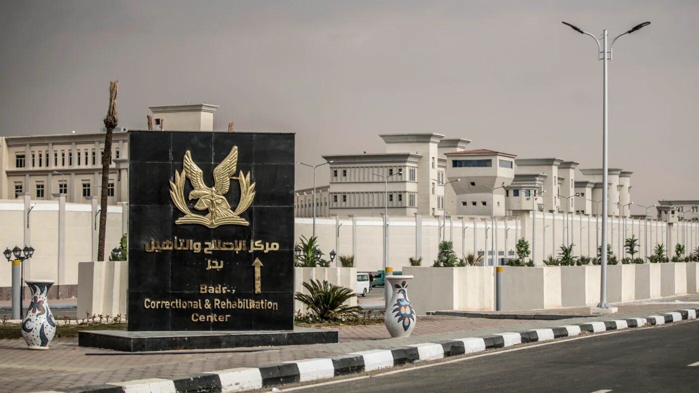 A picture taken on 16 January 2022 shows the Correctional and Rehabilitation Centre in Badr city, 65 kms east of the Egyptian capital Cairo (AFP/Khaled Desouki)